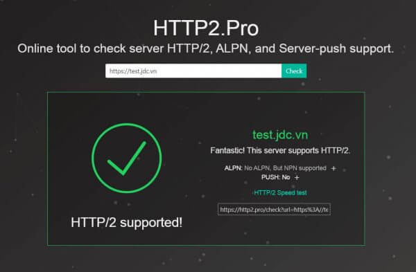 HTTP/2 supported!